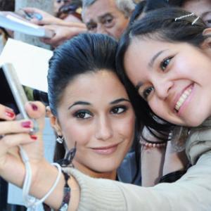 Emmanuelle Chriqui at event of The Lucky Ones (2008)