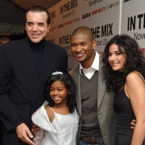 Chazz Palminteri, Emmanuelle Chriqui and Usher Raymond at event of In the Mix (2005)