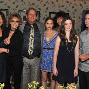 Jane Fonda, Bruce Beresford, Catherine Keener, Elizabeth Olsen, Nat Wolff, Chace Crawford and Marissa O'Donnell at event of Mao's Last Dancer (2009)