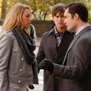 Still of Blake Lively, Chace Crawford and Ed Westwick in Liezuvautoja (2007)