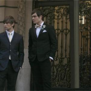 Still of Chace Crawford and Ed Westwick in Liezuvautoja 2007