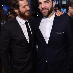 Zachary Quinto and Andrew Garfield