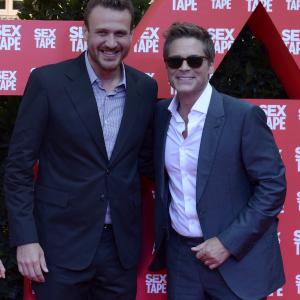 Rob Lowe and Jason Segel at event of Sex Tape (2014)