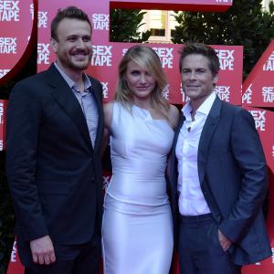 Cameron Diaz Rob Lowe and Jason Segel at event of Sex Tape 2014