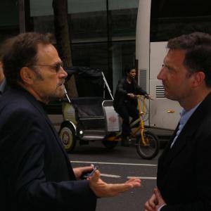 With Franco Nero in London