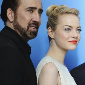 Nicolas Cage and Emma Stone at event of Krudziai 2013