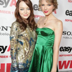 Emma Stone and Taylor Swift at event of Easy A (2010)