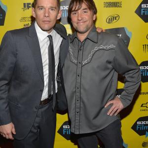 Ethan Hawke and Richard Linklater at event of Vaikyste (2014)