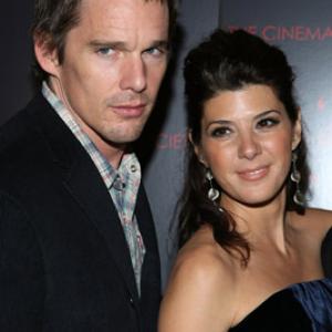 Ethan Hawke and Marisa Tomei at event of Before the Devil Knows You're Dead (2007)