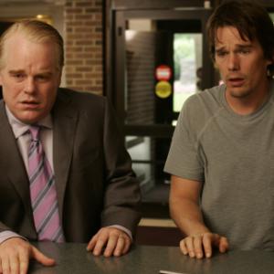 Still of Ethan Hawke and Philip Seymour Hoffman in Before the Devil Knows You're Dead (2007)
