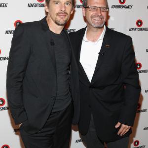 Ethan Hawke and Keith Simanton at event of IMDb: What to Watch (2013)
