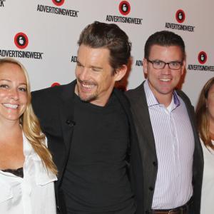 Ethan Hawke, Emily Glassman and Keith Simanton at event of IMDb: What to Watch (2013)