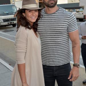 Emmanuelle Chriqui and Adrian Bellani at event of Hand of God 2014