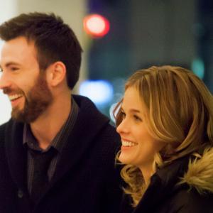 Still of Chris Evans and Alice Eve in Before We Go (2014)