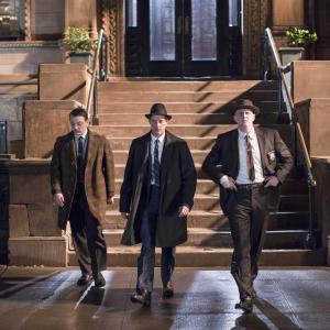 Still of Michael Rapaport Edward Burns and Patrick Murney in Public Morals 2015