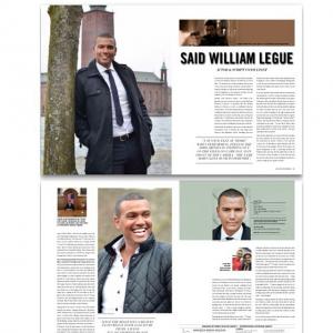 My client, Actor and Script Consultant Said William Legue, 4 pg spread Hollywood Weekly Magazine, April 2015
