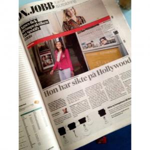 A full spread about me and Maria Vascsak Agency in the one of the largest Swedish Newspaper Dagens Nyheter June 2015