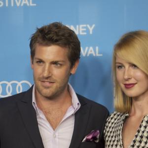 Tim Ross and girlfriend, Kristina Brew, at Sydney Film Festival's Opening Night, 2014