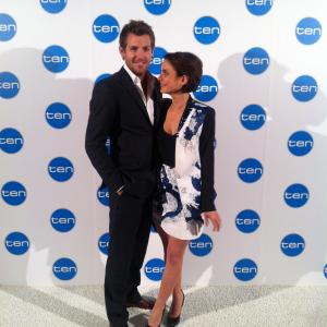 Tim Ross and Jess Tovey at Channel 10s Winter Launch 2013