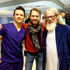 Martin Palmer with Freddy Rodriguez and Jason Priestley, The Night Shift 