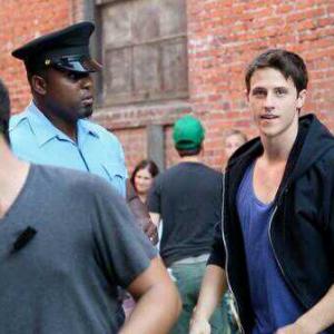 ON SET DANCE SCENE of DANCE OFF KENNY RAY POWELL AND SHANE HARPER