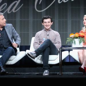 Paul Reiser Craig Roberts and Gage Golightly at event of Red Oaks 2014