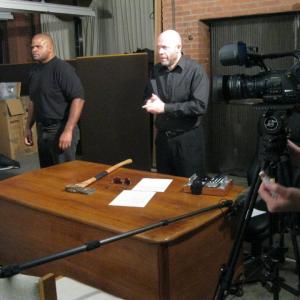 B R Tatalovic on the set of Rued January 2012