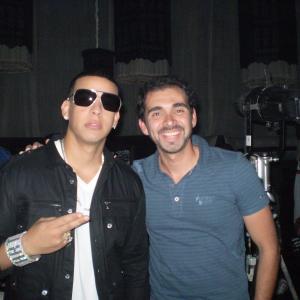 Andre Bauth and Daddy Yankee in Pose Video Set
