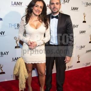 Andre Bauth and Bibiana Navas LANY Entertainment Pre Emmy Party for The Bay Outstanding Drama Series New Approach 2015