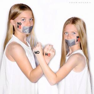 Kristen Watson and Ashley Watson for NOH8 Campaign 2014