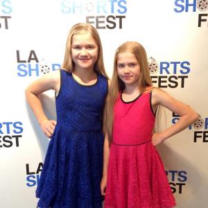 LA Shorts Festival 2014 with Kristen Watson for the premiere of Irene Lee, Girl Detective