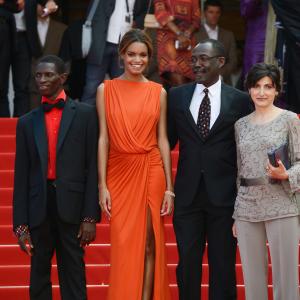 Mahamat-Saleh Haroun, Florence Stern, Anaïs Monory and Souleymane Démé at event of Grigris (2013)