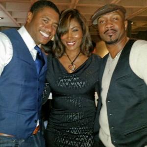 R&B Singer/Actor Tony Grant, Actress Trisha Mann-Grant and Mandell Frazier at event of 