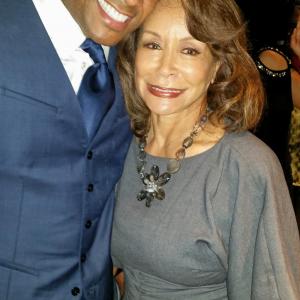SingerActress Freda Payne and Mandell Frazier at event of Fifty  Over Club Special Screening Barnsdale Gallery Theatre  Hollywood CA