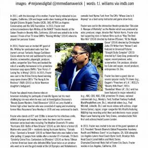 Mandell Frazier featured in Sir Jones Magazine  November 2015 Issue
