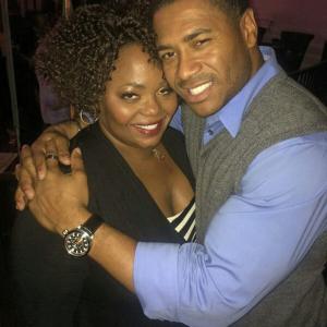 Cocoa Brown and Mandell Frazier at event of Beauty Shop Stage Play Production After Party Los Angeles CA
