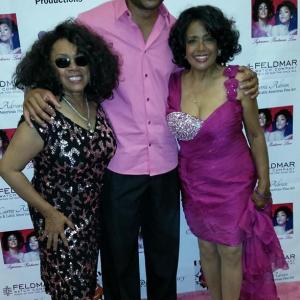 Scherrie Payne Susaye Greene members of the legendary group The Supremes and Mandell Frazier on the Celebrity Pink Carpet at event of Supreme Partners LIVE Benefit Concert Sheraton Gateway Los Angeles Hotel  Los Angeles CA