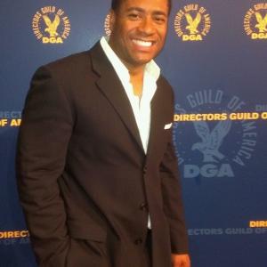 Mandell Frazier on the Red Carpet at event of Directors Guild of Americas A Celebration of African American Television Directors Directors Guild of America  Los Angeles CA