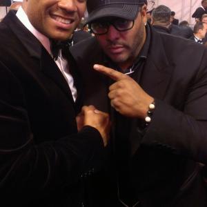 Al B Sure and Mandell Frazier at event of Mandell Frazier at event of the 15th Annual Academy Viewing Party Supporting Children Uniting Nations The Historic Warner Mansion  Beverly Hills CA