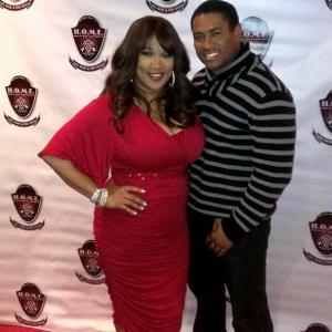 Kym Whitley and Mandell Frazier on the Red Carpet at event of TV One's 