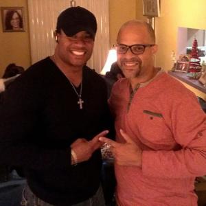 Keith Staten of urban contemporary gospel group Commissioned and Mandell Frazier