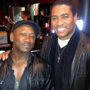 Joe Torry and Mandell Frazier at event of Vox Maximus Defined Naturally 7 Debut Concert El Rey Theatre  Los Angeles CA