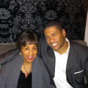Marla Gibbs and Mandell Frazier at event of the 44th NAACP Image Awards Party Smoke Restaurant  Los Angeles CA