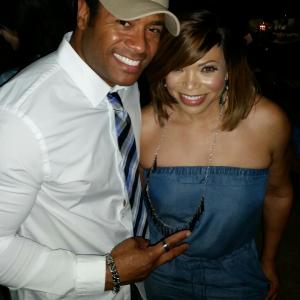 Tisha Campbell and Mandell Frazier at event of TVOnes Unsung Kid n Play Episode  25th Anniversary of the Movie House Party Screening Bugatta  LA CA