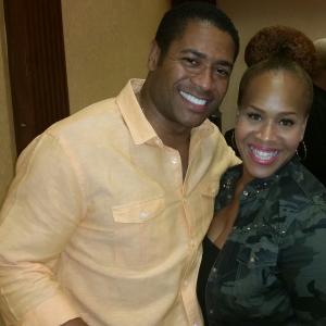 4 time Grammy Winner Tina Campbell of Mary Mary and Mandell Frazier at event of Urban Network Digital Conference Crowne Plaza Hotel  San Diego CA