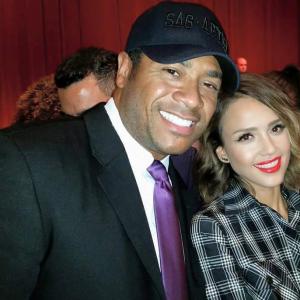 Jessica Alba and Mandell Frazier at event of Tim Story Tribute Event Directors Guild of America  Hollywood CA