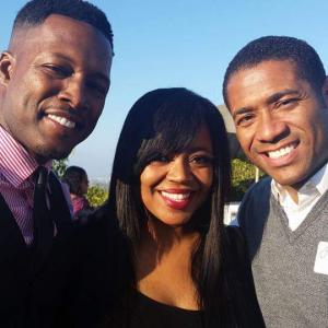 Flex Alexander Shanice Wilson OWNs Flex and Shanice and Mandell Frazier at event of Musication Pause for a Cause Collaborative Fundraiser
