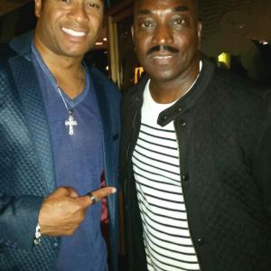 Clifton Powell and Mandell Frazier at event of Chocolate City Movie Premiere Crest Theatre  Los Angeles CA