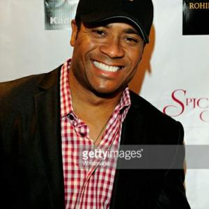 Mandell Frazier on the Red Carpet at event of Spice Affair Grand Opening Launch Party Spice Affair  Beverly Hills CA