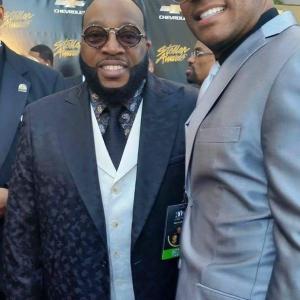 Gospel music SingerSongwriter Marvin Sapp and Mandell Frazier on the Red Carpet at event of the 30th Annual Stellar Gospel Music Awards The Orleans Arena  Las Vegas NV